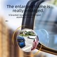 thumbnail image 1 of Car small round mirror Car Rearview Mirror blind spot mirror blind spot mirror reversing small round mirror-silvery, 1 of 5
