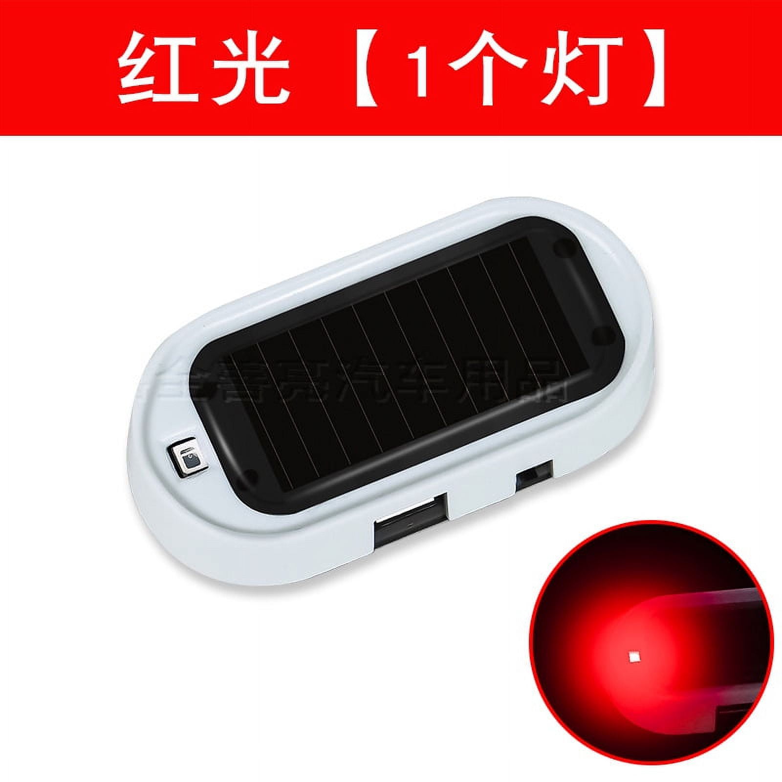 Car solar simulation antitheft warning light LED car modification anti