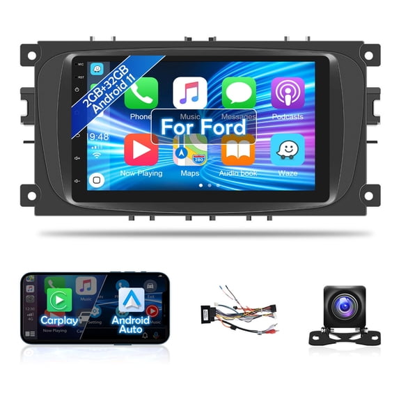 Torovo Car Radio Car stereo Android 11 2+32g W/carplay P/ford Focus 2008-11
