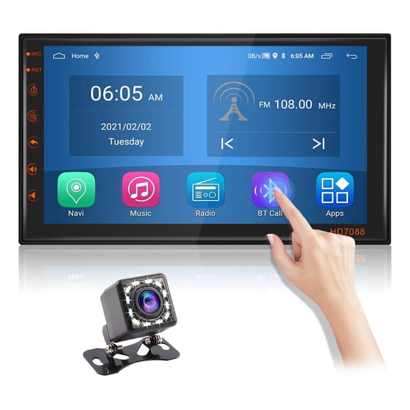 Car stereo Android 11 7 In 2+16g With Wifi, Gps, Mirror Link
