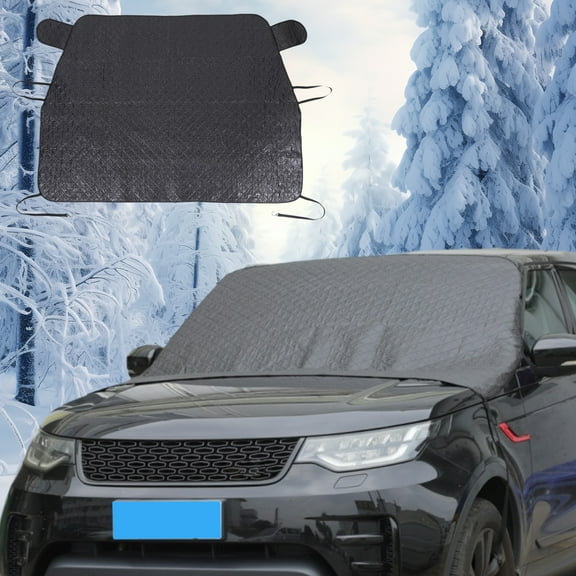 Car sunshade and snow shield for Land Rover Discovery 5Large pickup trucksFoldable Reflective Sun Visor, Snow Blocker