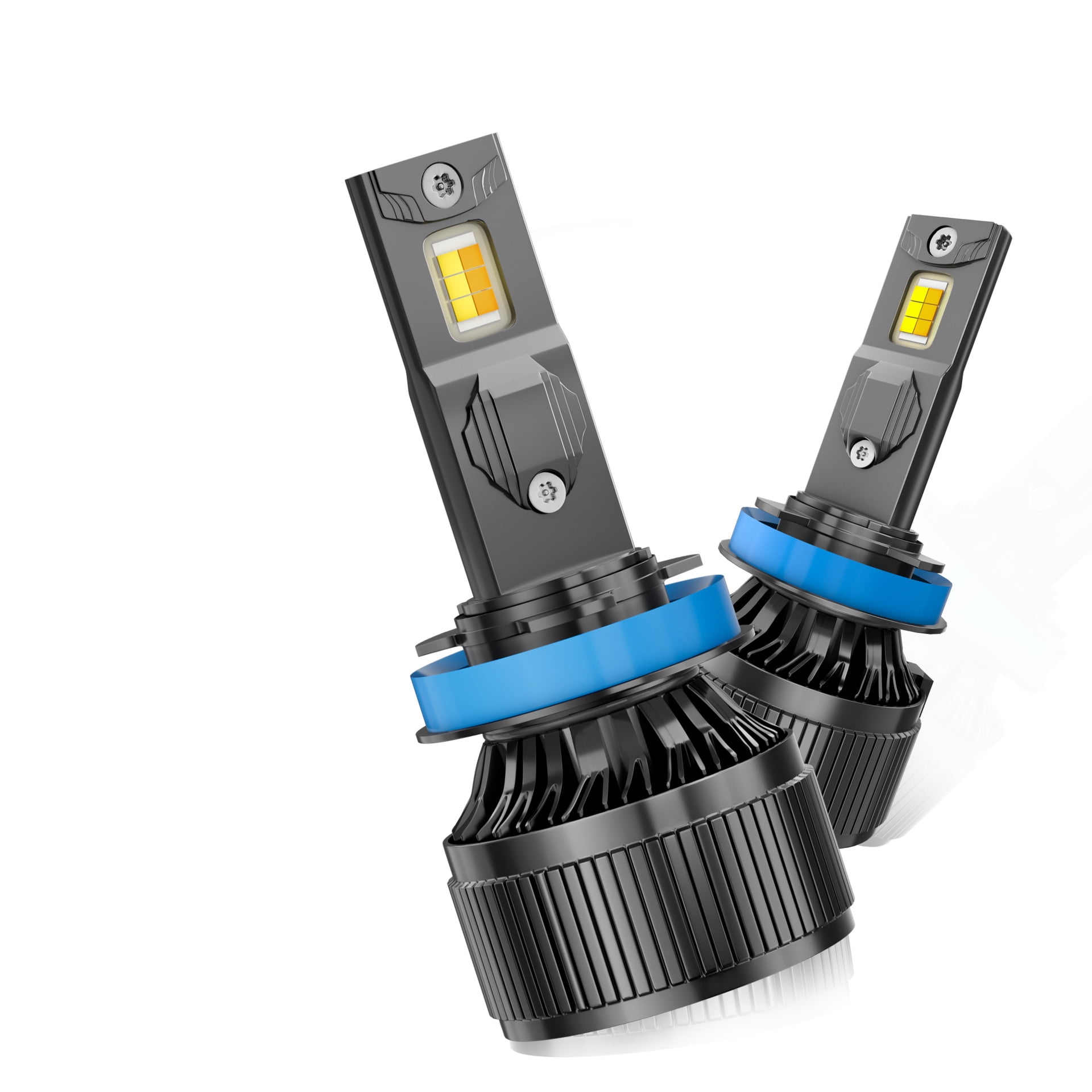 Car three-color LED high-power headlights, full range of car lights ...