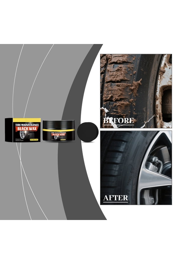 Car tire care cream