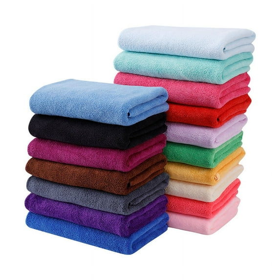 Car towel car wash towel gas station gift housekeeping cleaning cloth square towel-Grape Purple