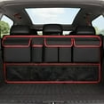 thumbnail image 1 of Car trunk storage hanging bag, seat back storage bag, SUV rear seat multifunctional storage net bag supplies, 1 of 2