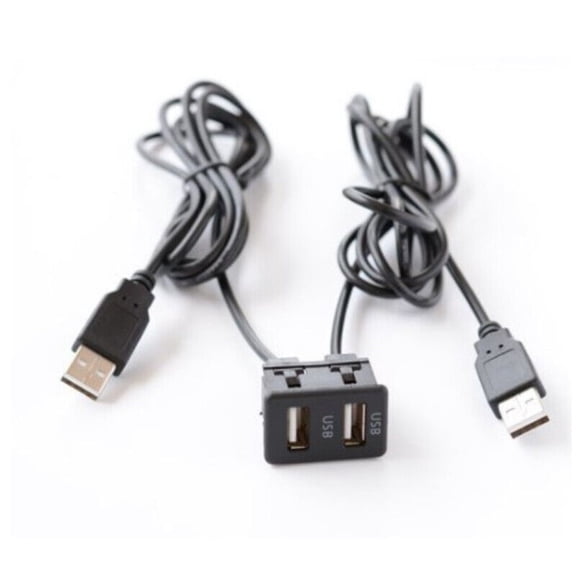 Car universal modified dual USB interface charging USB Alpine Pioneer DIY extension switch socket