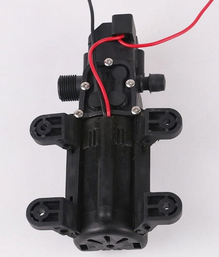 Car washer 12v water pump high pressure car wash cleaner simple portable self-priming electric car washer-black