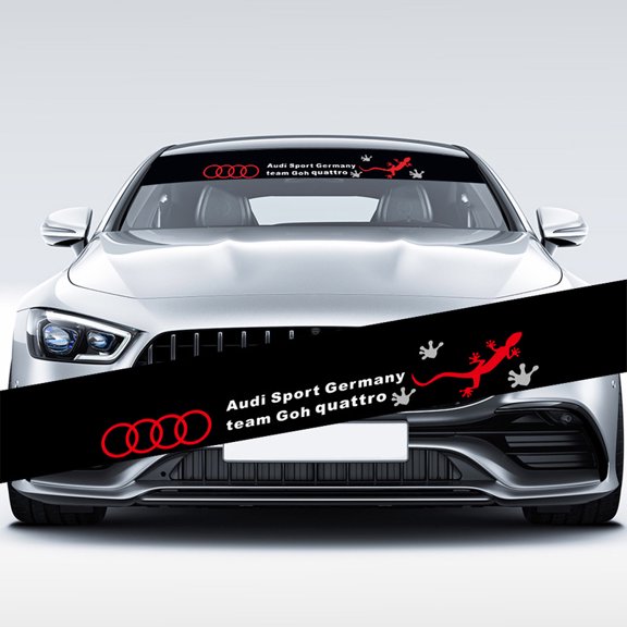 Car windshield sticker matte black UV car sticker