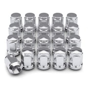 CarBole Chrome العروة المكسرات، انتفاخ، 12 x1.5، 20 قطعة لفورد الهروب، الانصهار، التركيز