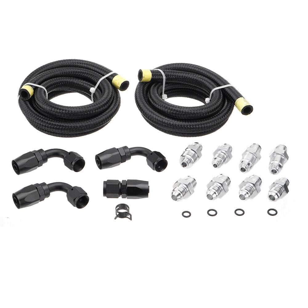 CarBole Universal Steering Pump Hose Kit for LS Swap Pressure Return