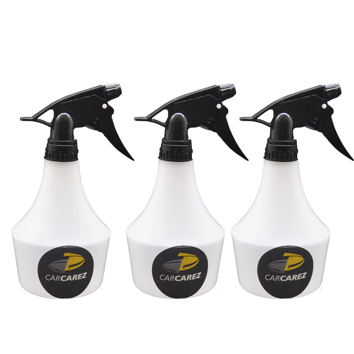 16 Oz Plastic Spray Bottles White Trigger Sprayer Heavy Duty Mist