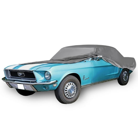 CarCovers Weatherproof Car Cover & Warranty Compatible with Ford 2024-2024 Mustang - Outdoor Cover Theft Cable Lock Car Accessories Better Than Waterproof