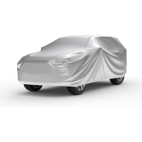 CarCovers Weatherproof Light SUV Cover Compatible with Ford 2013 Expedition El Extended Outdoor Multilayered Durable for Sun, High Moisture Climates