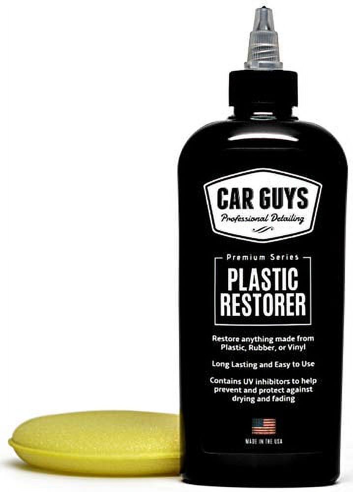 Carguys Plastic Restorer - The Ultimate Solution for Bringing Rubber Vinyl and