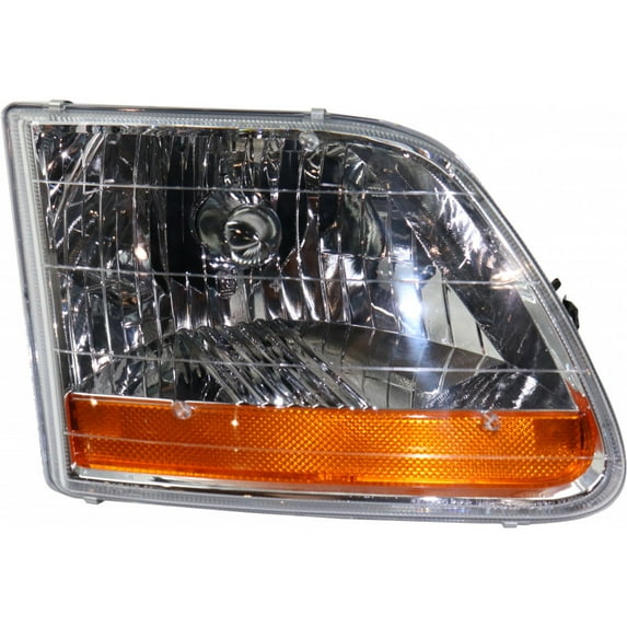 CarLight360: For 2001 2002 2003 Ford F-150 Headlight Assembly Passenger Side w/Bulbs - CAPA Certified Replacement for FO2503267