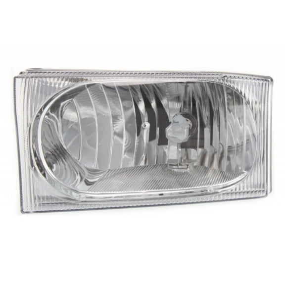 CarLight360: For 2003 2004 Ford Excursion Headlight Assembly Driver Side w/Bulbs DOT Certified Replacement for FO2502183