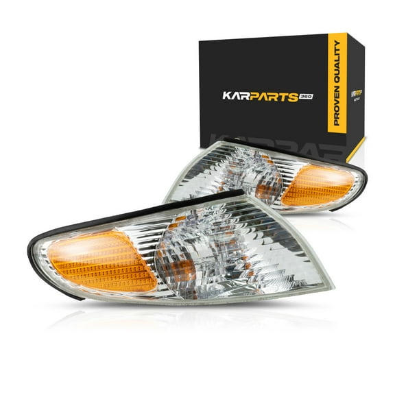 CarLights360: For 1999 2000 2001 Toyota Solara Parking Light Assembly Driver and Passenger Side Pair DOT Certified w/Bulbs - Replaces TO2520159 TO2521159