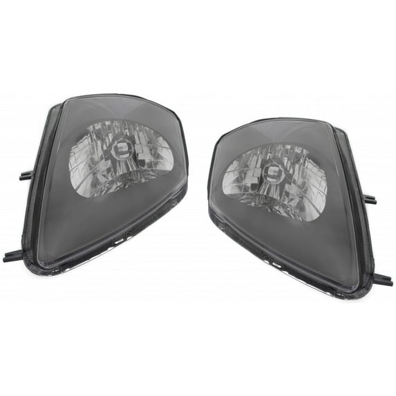 CarLights360: For 2000 2001 2002 Mitsubishi Eclipse Headlight Assembly Driver and Passenger Side DOT Certified w/ Bulbs | MI2502112 MI2503112 Hatchback