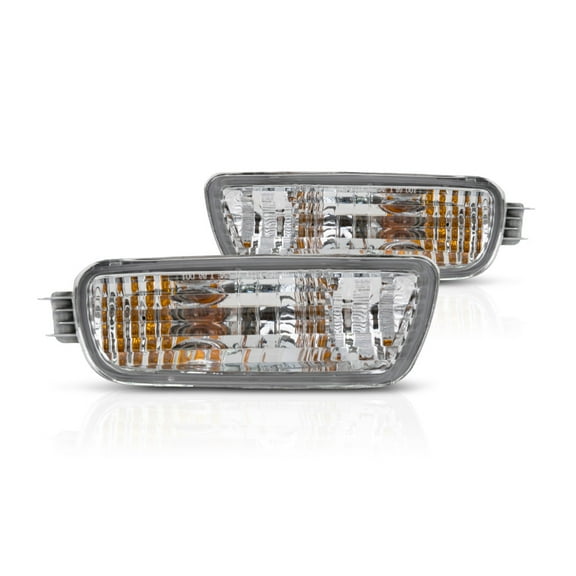 CarLights360: For 2001 02 03 2004 Toyota Tacoma Front Signal/Corner Light Driver and Passenger Side Pair w/ Bulbs DOT Certified For TO2530140 TO2531140