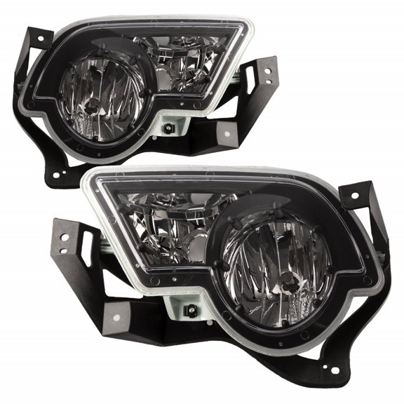 CarLights360: For 2002 2003 2004 2005 2006 Chevy Avalanche 2500 Fog Light Assembly Driver and Passenger Side Pair w/Bulbs DOT Certified Replaces GM2592141, GM2593141