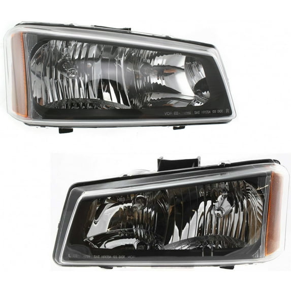 CarLights360: For 2003 2004 2005 2006 2007 Chevy Silverado 2500 HD Headlight Assembly Driver and Passenger SideDOT Certified w/Bulbs Replaces GM2502224 GM2503224
