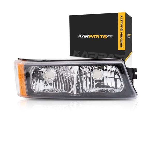 CarLights360: For 2003 2004 Chevy Silverado 2500 Front Signal/Corner Light Assembly Passenger Side - DOT Certified Replacement for GM2521185 | 15199557, 15174061