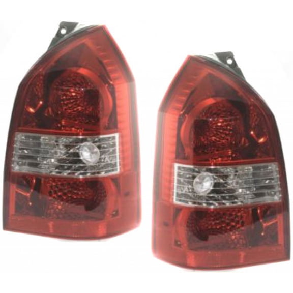 CarLights360: For 2005 2006 2007 2008 2009 Hyundai Tucson Tail Light Assembly Driver and Passenger Side w/Bulbs DOT Certified For HY2800134 HY2801134 | 92401-2E050, 92402-2E050