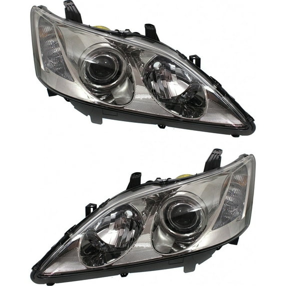 CarLights360: For 2007 2008 2009 Lexus ES350 Headlight Assembly Driver and Passenger Side HID DOT Certified W/ Adaptive Front Lighting System -Replaces LX2502142 LX2503142