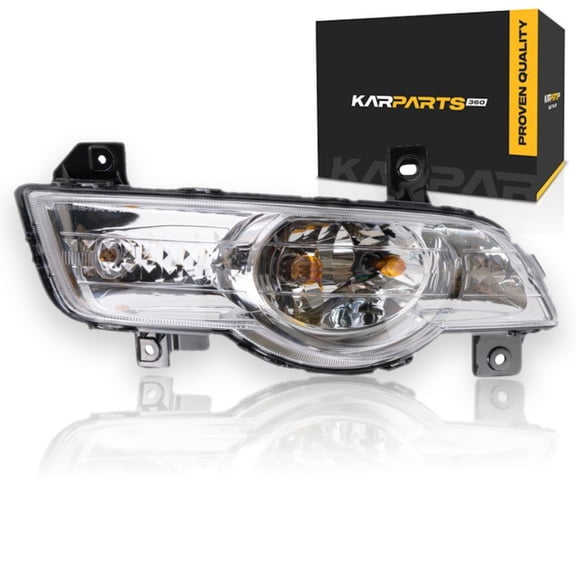CarLights360: For 2009 2010 2011 2012 Chevy Traverse Front Signal/Corner Light Assembly Passenger Side w/Bulbs - CAPA Certified Replacement for GM2521194 | 20794798, 25778619