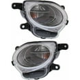thumbnail image 1 of CarLights360: For 2012-2019 Fiat 500 Turn Signal/Parking Light Assembly Driver and Passenger Side Pair DOT w/Bulbs Convertible/Hatchback w/ Chrome Trim | For FI2532100 + FI2533100, 1 of 4
