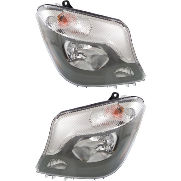 CarLights360: For 2014 2015 2016 2017 2018 Mercedes-Benz Sprinter 2500 Headlight Assembly Driver and Passenger Side DOT Certified w/Bulbs Replaces MB2502221 MB2503221