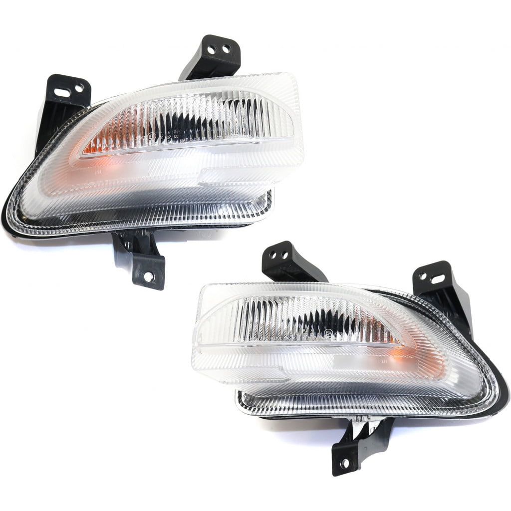 CarLights360 Front Turn Signal Light For 2015-2017 Ford Mustang (Passenger Side) - DOT Certified, With Bulbs