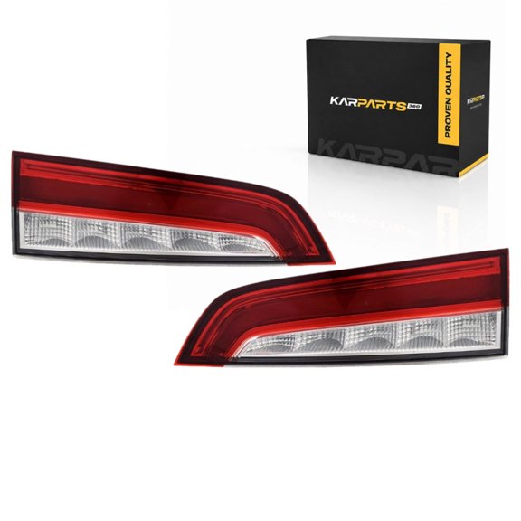 CarLights360 For 2019-2022 Honda Pilot Tail Light Assemblies | Pair | Inner | Driver and Passenger Side | LED | Excluded Smoked Lens | Replacement For HO2802130, HO2803130 | 196743399126, 34150TG7A11