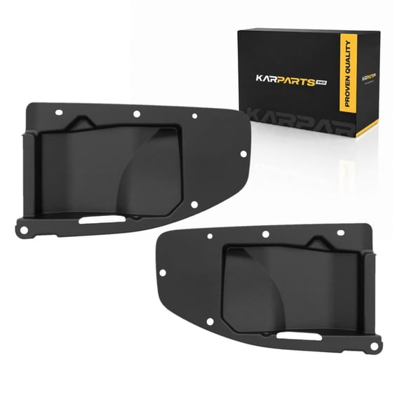 CarLights360 For 2020-2025 Jeep Gladiator Bumper Grille Inserts | Pair | Driver and Passenger Side | Front | For Plastic Bumpers With Trim Bezel | Closure Panel | For CH1038243C, CH1039243C
