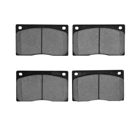 CarLights360 For Aston Martin DB7 1997 1998 Disc Brake Pads | Low Metallic Friction Material | 70.9 Millimeters / 2.79 Inches Inner Height | 119.6 Millimeters / 4.71 Inches Inner Width