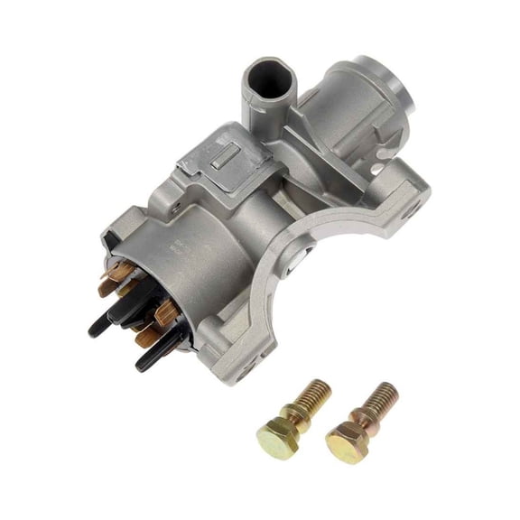 CarLights360 For Audi A6 Quattro/A6 1998-2004 Ignition Starter Switch | Gray | Bolt On Mounting | Blade Terminal | Male Connector | Replacement For 4B0905851P, 4B0905851F