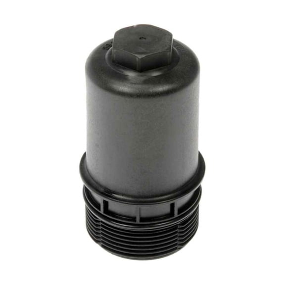 CarLights360 For Audi Q3 Quattro 2015 2016 2017 2018 Engine Oil Filter Cover | Plastic Material | Black Color | Thread On Attachment Method | Replacement For 6L115401J, 6L115401L