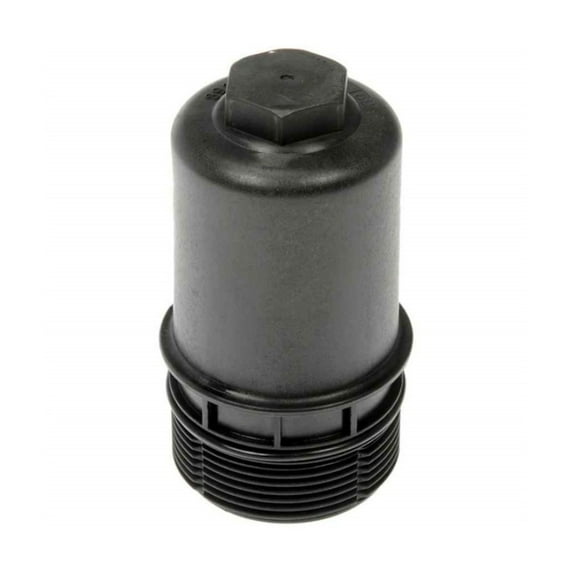 CarLights360 For Audi Q5 2013 2014 2015 2016 Engine Oil Filter Cover | Plastic Material | Black Color | Thread On Attachment Method | Replacement For 6L115401J, 6L115401L