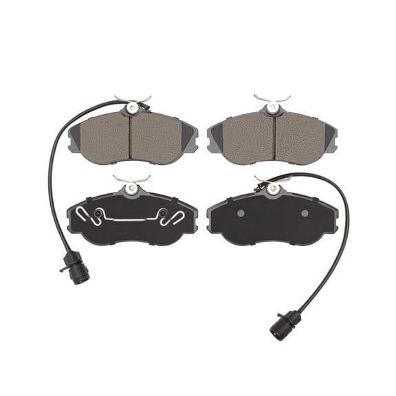 CarLights360 For Audi V8 Quattro 1990 91 92 93 1994 Disc Brake Pads | Semi Metallic Friction Material | 67.3 Millimeters / 2.65 Inches Inner Height | 144.5 Millimeters / 5.69 Inches Inner Width