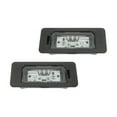 thumbnail image 1 of CarLights360 For BMW 330e 2016 2017 2018 Sedan License Plate Light Driver And Passenger Side | Pair | Rear | CAPA | LED | With Bulbs | Plastic | Replacement For BM2870102, BM2870102C | 63267193293, 1 of 6