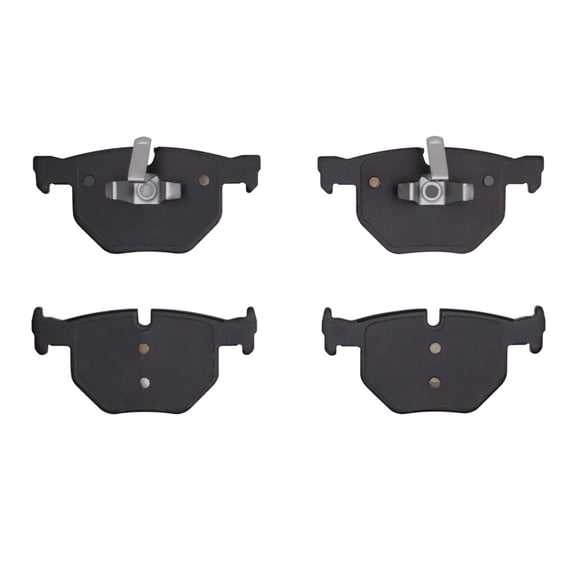 CarLights360 For BMW 335i 2007-2013 Disc Brake Pads | Low Metallic Friction | Electronic Pad Wear Sensor | 58.2 Millimeters / 2.29 Inches Inner Height | 123.2 Millimeters / 4.85 Inches Inner Width