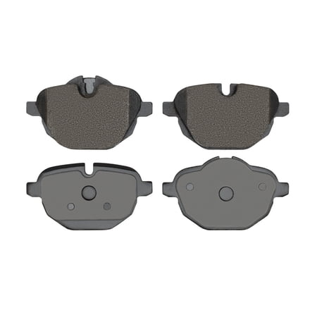 CarLights360 For BMW iX3 2021 2022 Disc Brake Pads | Low Metallic Friction Material | Electronic Pad Wear Sensor | 62.4 Millimeters/2.46 Inches Inner Height | 106.2 Millimeters/4.18 Inches Inner Widt