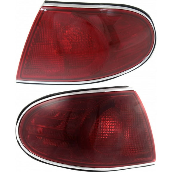 CarLights360: For Buick LeSabre Tail Light 2001 2002 2003 2004 2005 Pair Driver and Passenger Side DOT Certified For GM2800151, GM2801151 | 15228559, 15228560