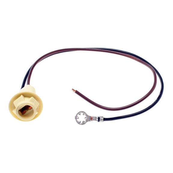 CarLights360 For Cadillac Eldorado 1993 1994 1995 1996 Electrical Socket | Plastic | Yellow Color | Snap Fit Attachment Method | Round Connector | 1 Female Connector