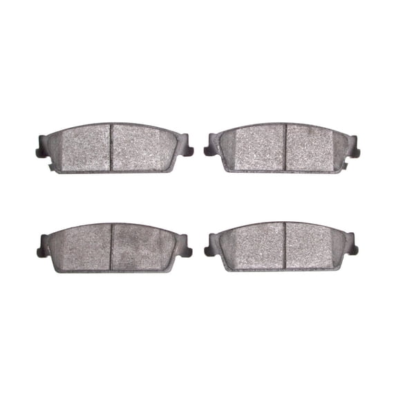 CarLights360 For Chevy Avalanche/Silverado 1500 2007-2013 Disc Brake Pads | Semi-Metallic Friction | High Dust Rating | Excluded Hardware, Clips | Excluded Shims, Wear Sensor