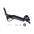 thumbnail image 1 of CarLights360 For Chevy C1500/C2500/K1500 1990 1991 Steering Idler Arm And Bracket | Steel | Coated Finish | Black Color | L Shape | With Castle Nut/Cotter Pin/2 Zerk Fittings | Replacement For 260164, 1 of 4