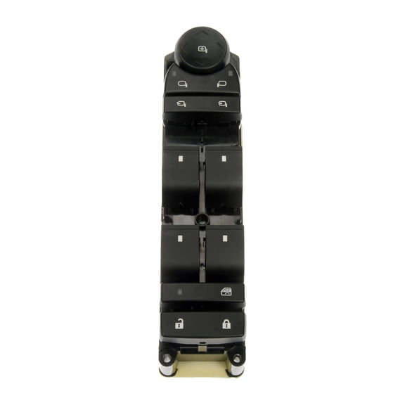 CarLights360 For Chevy Cheyenne 2009 2010 2011 2012 Power Door Window Switch | Plastic Housing Material | Black Color | Blue Green Illumination | Replacement For 15093440, 15906881