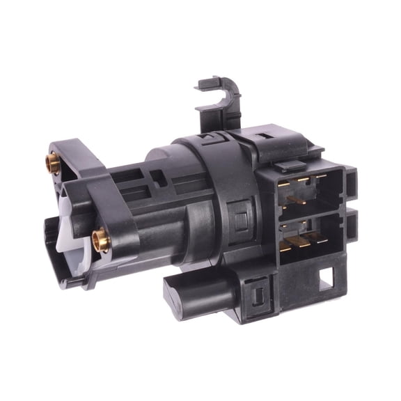 CarLights360 For Chevy Corvette 1997-2004 Ignition Starter Switch | Plastic | Black | Blade Terminal | Screw-on Attachment | Rectangular Connector | Column Mounting Location | Replacement For 1030832