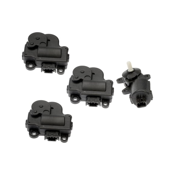CarLights360 For Chevy Corvette 2005-2013 HVAC Actuator Repair Set | 2 Pieces | Plastic | Male Pin Terminal | 4 Mounting Hole | With Mode And Recirculation Door Actuator | For 15249473, 22754989