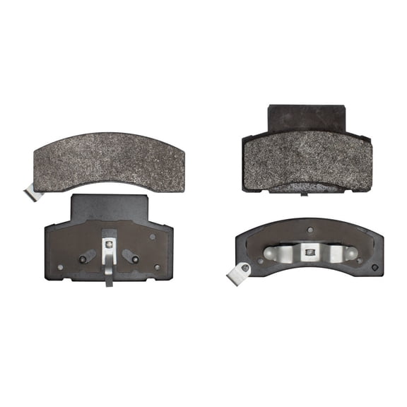 CarLights360 For Chevy Express 3500 1996-2002 Disc Brake Pads | Semi Metallic Friction Material | 85.6 Millimeters / 3.37 Inches Inner Height | 124.5 Millimeters / 4.90 Inches Inner Width